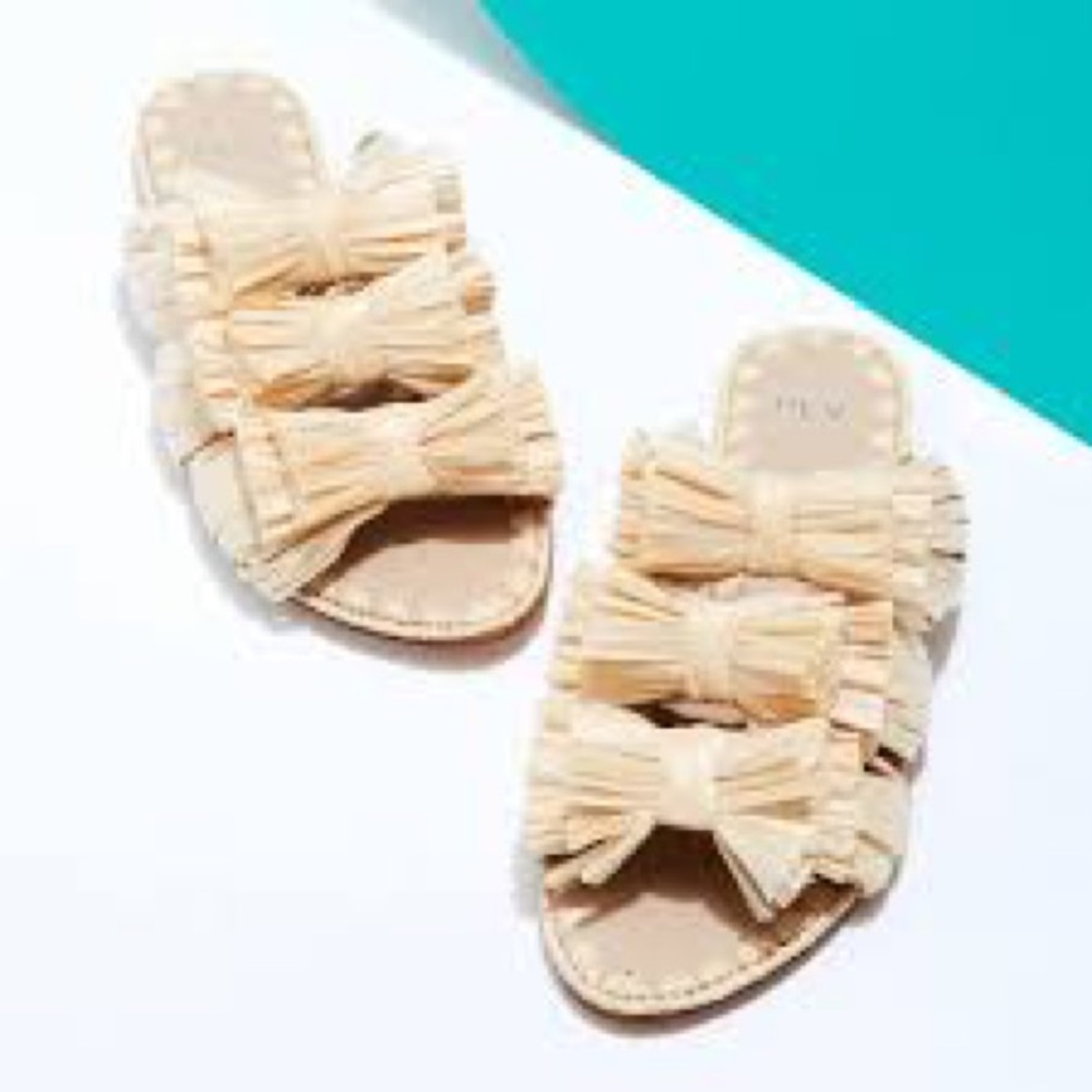 Pour La Victoire Straw Layne Sandals - This Season
